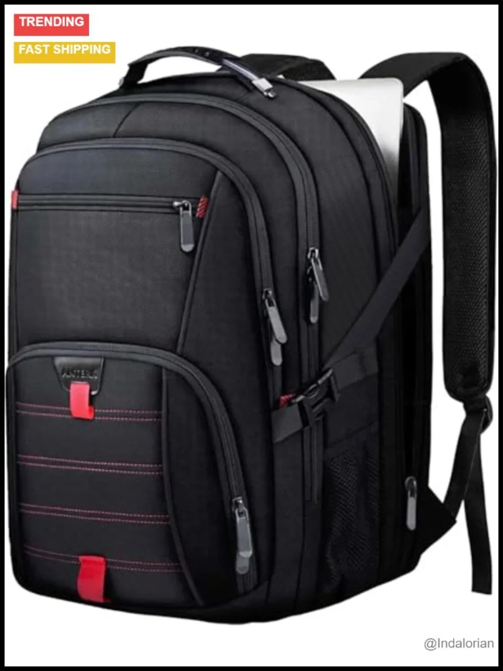 Extra Large 55L Travel Laptop Backpack, Anti Theft Water Resistant, TSA Airline